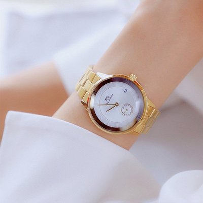 現貨手錶腕錶BS新款熱銷手錶廠家直銷外貿鏈錶定制滿鉆女錶B0905