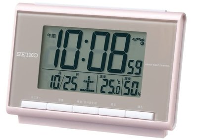 14476A 日本進口 限量品 正品 SEIKO日曆座鐘桌鐘鬧鐘 可壁掛鐘溫溼度計時鐘LED畫面電波時鐘
