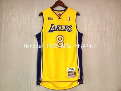 柯比·布萊恩(Kobe Bryant)NBA洛杉磯湖人隊球衣 1999-00年賽季冠軍版 電繡 8號 黃色