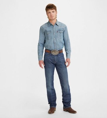 【西部牛仔重磅款】美國LEVI S Western Cowboy Lonesome深藍高強度直筒牛仔褲29-42腰501
