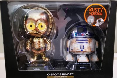 全新 Hot Toys Cosbaby 星際大戰 銹化版 Rusty Version C-3PO &amp; R2-D2