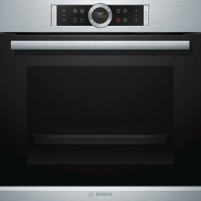 展示出清 德國 BOSCH 博世 嵌入式60cm電烤箱 HBG632BS1(經典銀)不含安裝