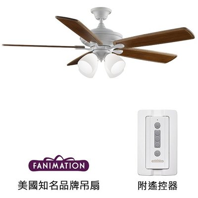 Fanimation myFanimation Distinction AC 60英吋吊扇附燈(C1MW)平白色