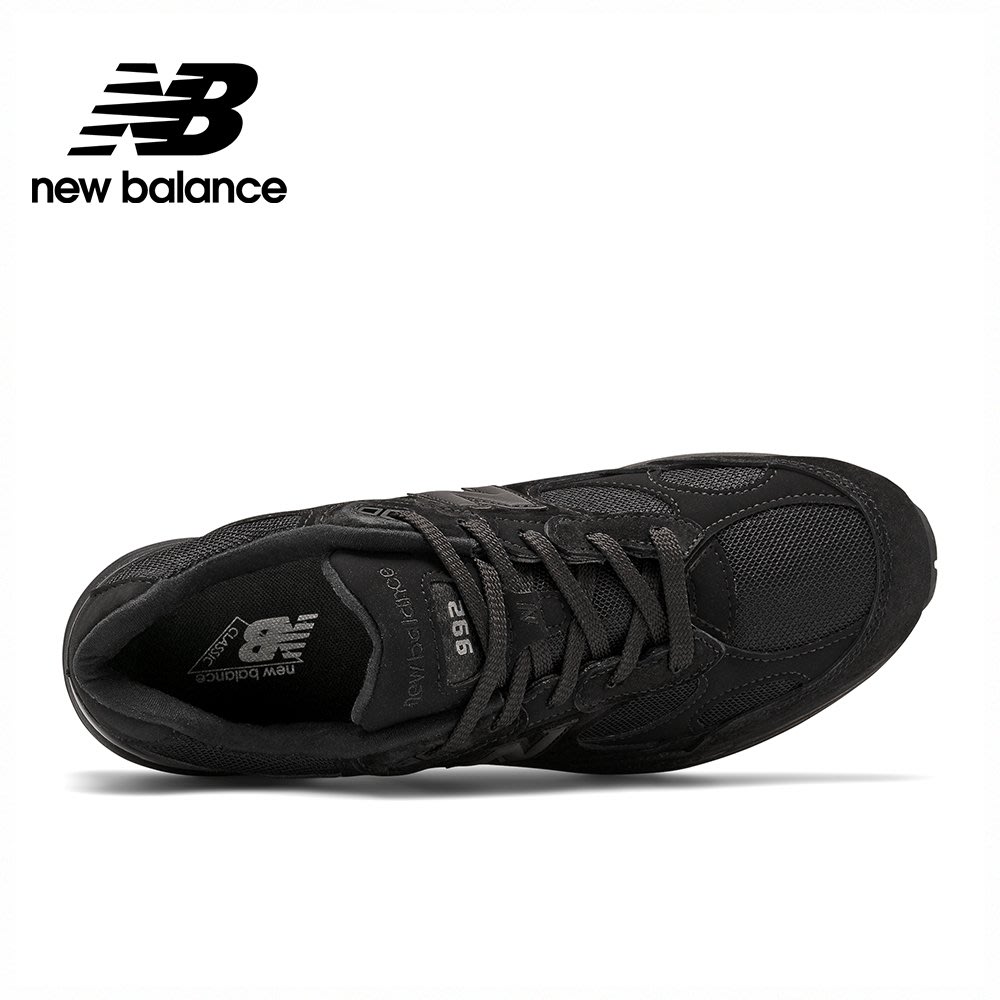 ＥＰ※NEW BALANCE 992 老爹鞋拼接復古麂皮黑魂經典全黑美製男女鞋