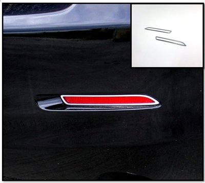 圓夢工廠 Toyota Sienna 2010~2020 on SIENNA 改裝 鍍鉻銀 後保桿 反光片框 後霧燈框