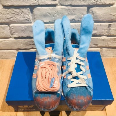【正品】Melting Sadness X adidas originals 休閒 藍兔子 FZ5253潮鞋