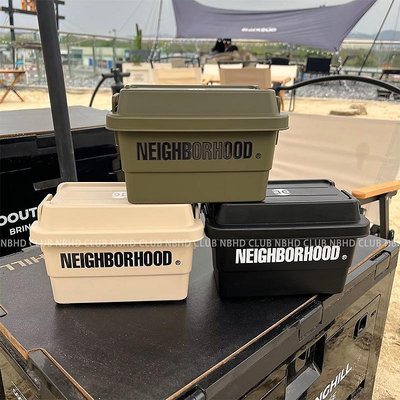 BEAR戶外聯盟NEIGHBORHOOD潮牌迷你儲物箱桌面收納旅行野營小號工具露營雜物盒