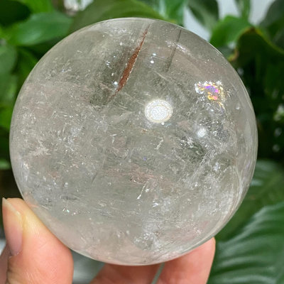 Wt1264天然白水晶球擺件東海水晶原石原礦客廳臥室開業家居
