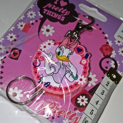 【黛絲 Daisy Duck 鑰匙圈 可伸縮 一卡通 iPASS 空卡】迪士尼 Disney 黛絲鴨 漂亮 的 黛西 鴨