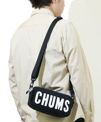 CHUMS 單肩包 CH60-2523黑色（K001）