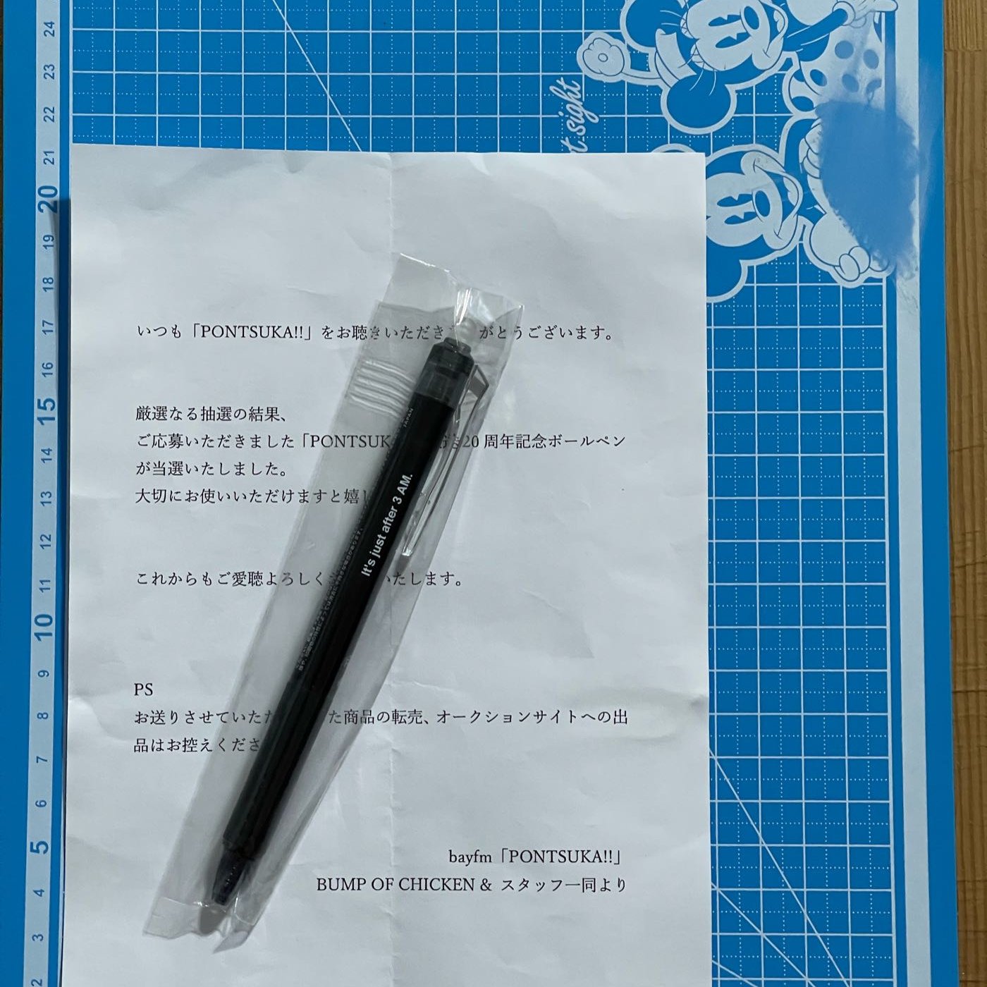 BUMP OF CHICKEN ポンツカ20周年記念 ボールペン - ミュージシャン