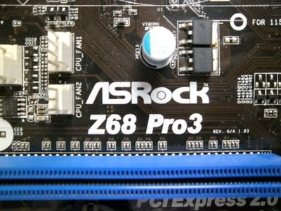 【全國主機板維修聯盟】華擎 ASRock Z68 Pro3 1155 限定面交自取(請看商品說明) ☆保固30天☆