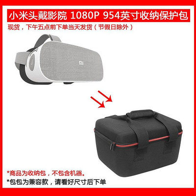 【熱賣下殺價】收納盒 收納包 適用于小米頭戴影院1080P硬殼保護包便攜收納盒