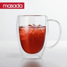龐老爹咖啡 日本 masada 雙層玻璃杯 可隔熱 隔冰 不冒汗 牛奶杯 馬克杯 咖啡杯、水杯、茶杯 200/300ML