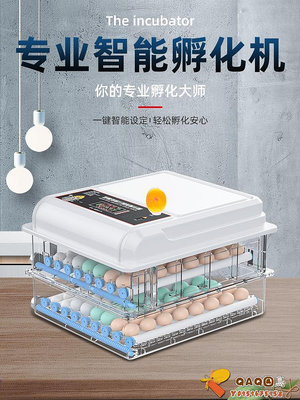 孵蛋器孵化器小型家用孵化機全自動小雞水床智能孵化箱鸚鵡蘆丁雞-QAQ囚鳥