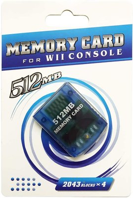 Wii主機 512MB記憶卡/儲存卡 NGC/GameCube/GC通用 直購價500元 桃園《蝦米小鋪》
