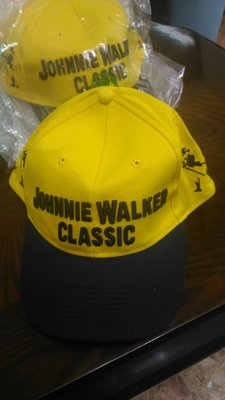 『全新品免運』NO.37 JOHNNIE WALKER 黃色 壓舌帽*6入 帽子 休閒帽 紀念帽 棒球帽 收藏品