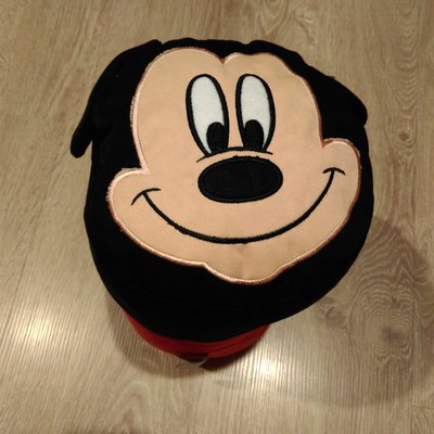 [米奇] 迪士尼 Mickey Mouse 圓筒抱枕 / 造型抱枕 / 靠枕 / 立體長型枕