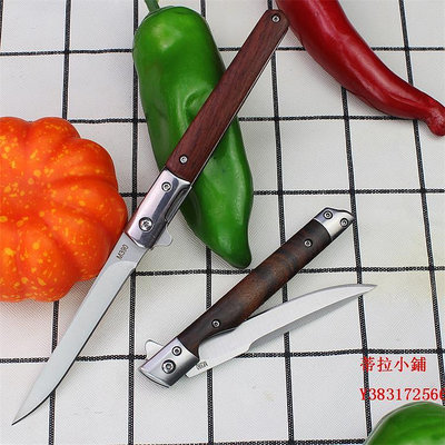 蒂拉日式m390折疊刀不銹鋼刀高硬度鋒利刀水果刀便攜小刀廚房刀具隨身現貨