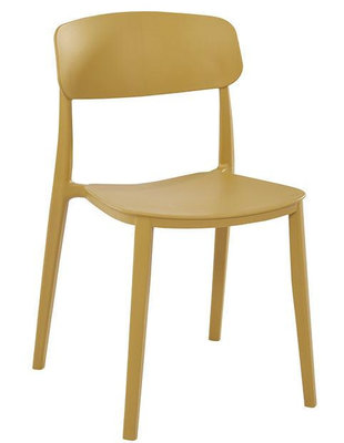 24N【新北蘆洲~嘉利傢俱】芬蘭黃色餐椅-編號 (N481-8)