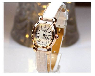 經典酒桶狀小錶盤男女款手錶 韓版時尚秀氣女錶