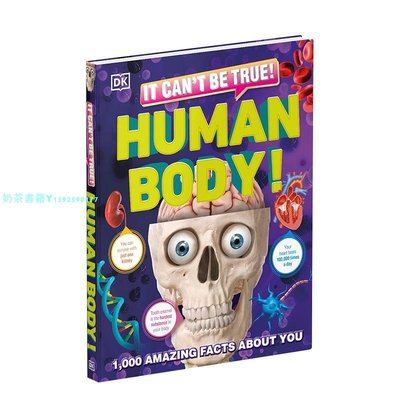 【現貨】不是真的吧！人體！It Can’t Be True! Human Body!  生物結構自然科普知識百科青少年課外讀物 英文書籍