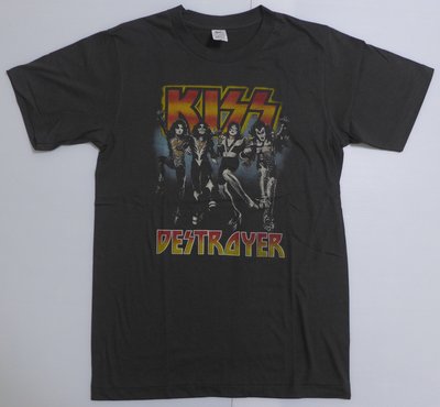 【Mr.17】KISS DESTROYER 樂團 金屬 搖滾刷古風舊復樂團短袖T恤 樂團T (BR016)