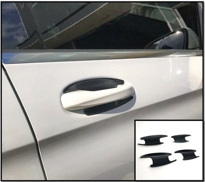 圓夢工廠 Benz 賓士 E W213 E180 E200 E220 E250 E300 碳纖紋 車門把手防刮門碗內襯貼