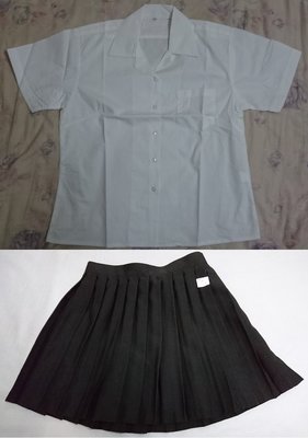 [全新代購]屏東 屏東女中 女生夏季制服全套（限時破盤特價）白衣黑裙絕佳搭配下殺5折