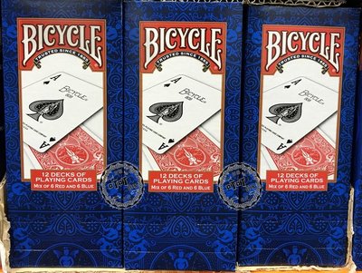 ♈叮叮♈ 好市多 Costco代購 美國進口 Bicycle 808 標準尺寸 專業 撲克牌 一條12副 代買 桌遊魔術