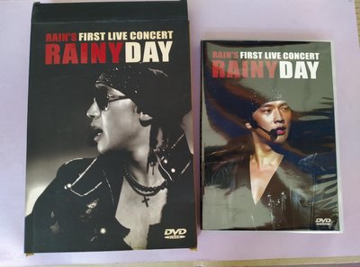 【鳳姐嚴選二手唱片】 演唱會DVD：RAIN / FIRST LIVE CONCERT RAINY DAY