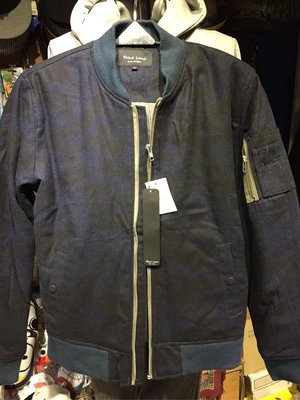 ［變身館日本精品服飾］~point loma~藍迷彩~軍裝~夾克~ma-1~毛料~外套~日本購入~全新現品~M