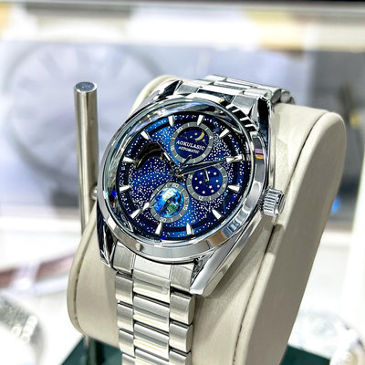 男士手錶 跨境外貿新款星空盤手錶男機械錶防水夜光多功能全自動男士腕錶潮