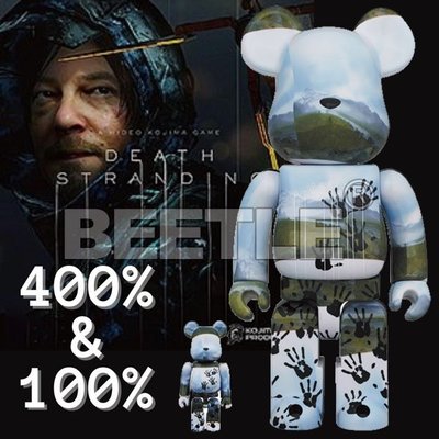 BEETLE BE@RBRICK DEATH STRANDING 死亡擱淺 遊戲 庫柏力克熊 100％ 400％