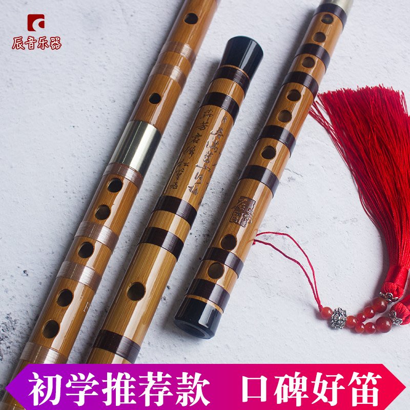 Huilu-プロの竹笛,デュアルプラグキーc D E F G,中国の楽器 竹笛