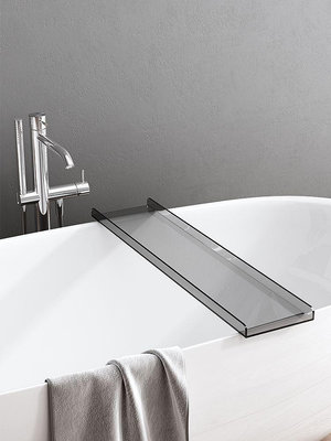 亞克力置物架浴室SPA浴缸架泡澡手機防水隔板簡約輕奢收納托盤