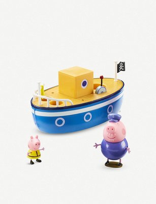 英國代購 正版 粉紅豬小妹 佩佩豬 爺爺豬洗澡船 玩具組 禮物 Peppa Pig 英國代購 玩具 現貨【丫丫代購】