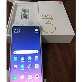 全新未拆封Xiaomi/小米 Max3全網通4G超大全面屏雙卡智能遊戲指紋手機6.9吋大屏手機高通驍龍處理器雙卡4G手機