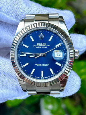 ROLEX 勞力士 型號126334 藍面 錶徑41mm 動力來源3235 2018 台灣AD