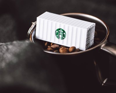 Starbucks 星巴克 洄瀾造型隨行卡 立體貨櫃造型隨行卡