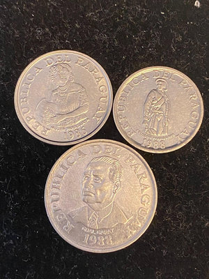 【二手】 巴拉圭1986-1988 世界糧農組織F.A.O紀念幣三套783 紀念幣 錢幣 收藏【奇摩收藏】