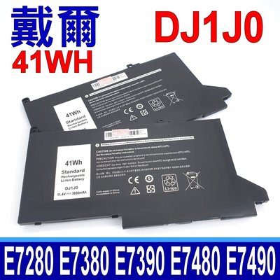 DELL 戴爾 DJ1J0 原廠規格 電池 Latitude E7280 E7290 E7380 E7390 E7480 E7490 P28S002