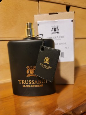 #全新,T包#TRUSSARDI Black Extreme 尊爵 男性淡香水 100ml TESTER包裝