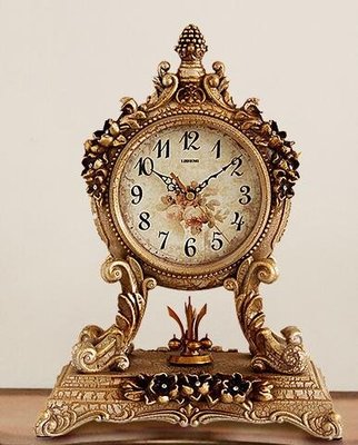 18699c 歐式  好品質 花朵高檔房間民宿客廳牆壁上牆面上掛鐘壁飾時鐘室內裝潢鐘錶送禮禮品