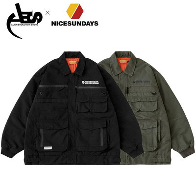 [NMR] 現貨 AES x NICESUNDAYS 23 A/W Military JKT 品牌標誌軍裝工作外套工裝夾克
