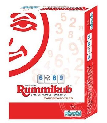 骰子人桌遊-(特價) Rummikub Cardboard Lite拉密外出型簡易版(以色列麻將)排列組合.創新規劃