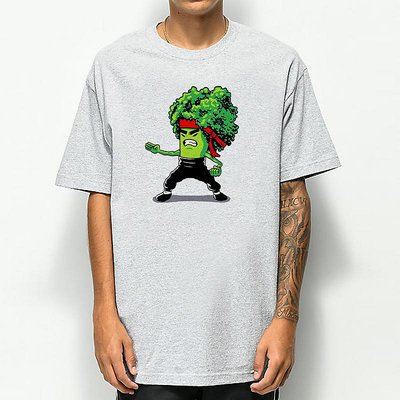 Brocco Bruce Lee 短袖T恤 2色 花椰菜 李小龍 趣味 設計 印花潮T