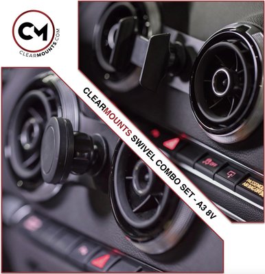 加拿大Clearmounts audi Q2磁鐵手機架 出風口 AUDI 休旅車