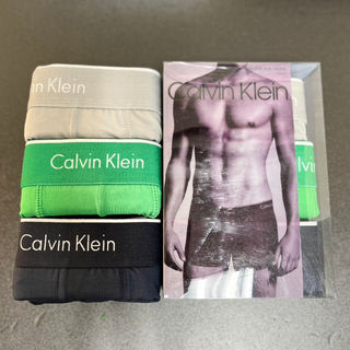 (PSM街頭潮流選)現貨CALVIN KLEIN 正品公司貨 循環LOGO腰帶涼感親膚男四角內褲三入組