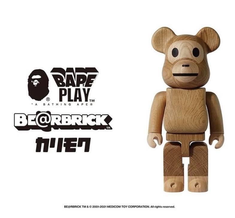 [FDOF] 預購BAPE X KARIMOKU BABY MILO BE@RBRICK 400